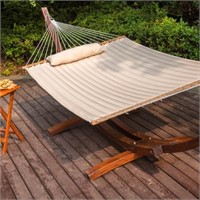 TIDAL WAVE QUILTED DESIGNS HAMMOCK WITH PILLOW