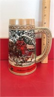 Anheuser-Busch Bud-Clydesdale Beer Stein-6.5”