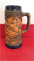 Vintage W. Germany Beer Stein-7.5”  tall