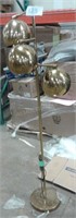 Vintage Gold Floor Lamp 59"h