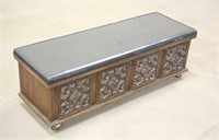 Carved Lane Cedar Chest, Approx 4ftx16"x16"