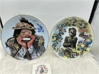 Emmett Kelly Collector Plates - one signed and