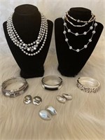 (4) necklaces (5) bracelets (3) earrings