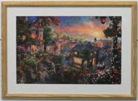 Lady & The Tramp Giclee By Thomas Kinkade