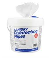 Tub (300) SANIDRY Disinfecting Wipes MSRP