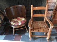2 Wooden Child’s Chairs