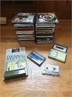 Lot CD’s, Cleaning System, Cassettes, etc..