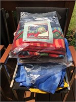 Lot of Blankets, Linens and Misc