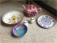 6pcs incl Hand Painted Italy, etc...