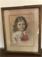 Framed Child's Picture