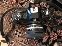 2 Bags with Vintage Nikon & Polaroid Cameras