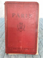 EARLY BOOK GUIDE TO PARIS WITH ADVERTISING