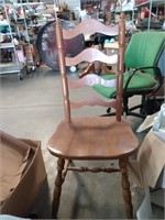 LADDER BACK CHAIR - PICK UP ONLY