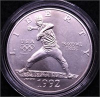 BASEBALL OLYMPIC SILVER DOLLAR