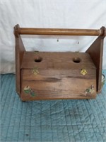 WOODEN GARDEN BOX OR TOOL BOX