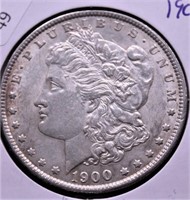 1900 MORGAN DOLLAR AU