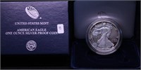 2017 PROOF SILVER EAGLE W BOX