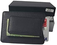 Leather Magnetic Money Clip and Credit Card Holder