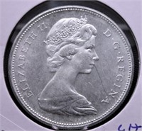 1967 CANADA SILVER DOLLAR CH BU