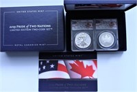 PROOF 70 CANADA MINT PRIDE OF TWO NATIONS COIN