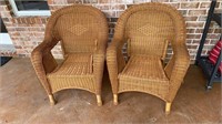 Pair of Wicker Chairs