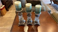 Set of 3 Candle Holders