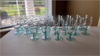 20 Decorative Glass Goblets