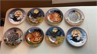 Set of 8 Sakura Haunted Hollow Plates