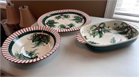 Gail Pittman Pottery Hollylujah Hand-painted