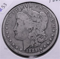 1885 MORGAN DOLLAR VG