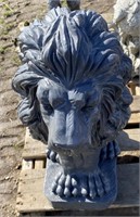 Lion yard statuette approx 24”
