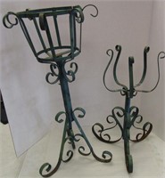 2 Metal Plant Stands