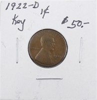 1922-D Lincoln Cent Penny Key Date