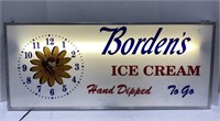 Vintage Borden’s ice cream light up advertisement
