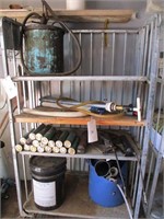 (3) Hand Pumps, Grease Pumps - Shelf Not Included