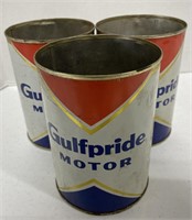 Gulfpride motor oil can *bid per