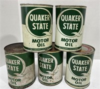 Vintage Quaker state motor oil can *bid per