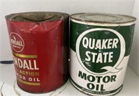 Vintage 5 qt metal oil container *bid per