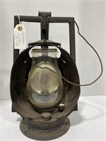 Vintage railroad lantern 15”