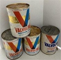 vintage metal valvoline oil can *bid per