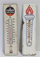 Vintage Standard Fuel Oils Thermometer, bidding