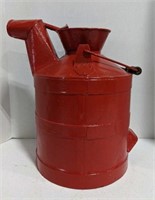 Vintage 5 Gallon Oil Measuring Can