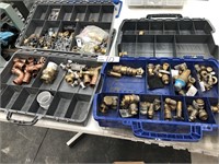2 Plumbers Brass Fitting Selection Kits