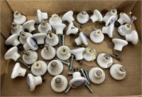 Porcelain Drawer knobs with lighthouses