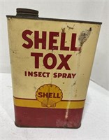 Vintage metal shell tox insect spray