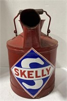 Skelly vintage 5 gallon oil can
