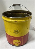 Vintage shell grease tin