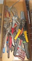 Pliers, Channel Locks, Leather Punch & Misc