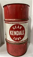 Vintage Kendall lube 120 lb container