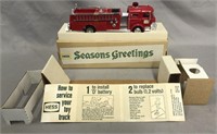 1971 Hess Season’s Greetings Fire Truck, Green